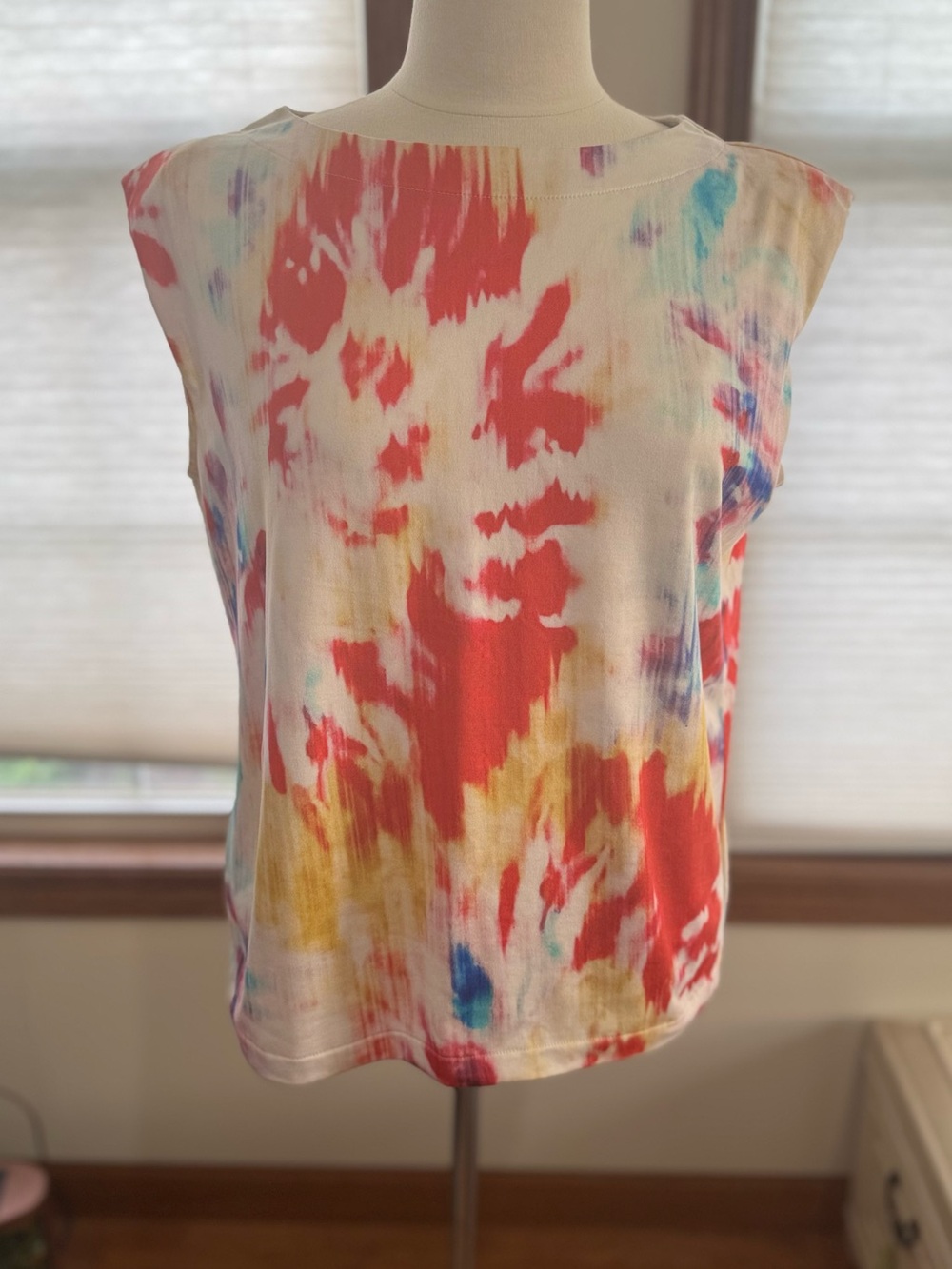 Aldo Martins for ANTHROPOLOGIE Size Small tie-dye muscle shirt